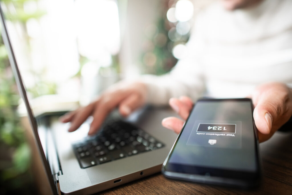 2fa mobile security align right